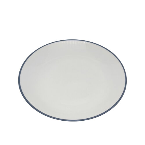 Zest Porcelain Elegance Düz Tabak 27 Cm-Riva Siyah - ZEST PORCELAIN