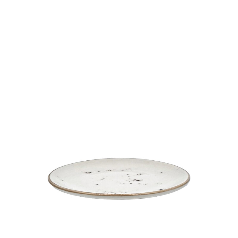 Zest Porcelain Elegance Düz Tabak 17 Cm -Paris Krem - 1