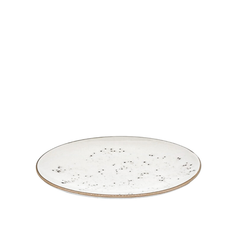 Zest Porcelain Elegance Düz Tabak 27 Cm -Paris Krem - 1