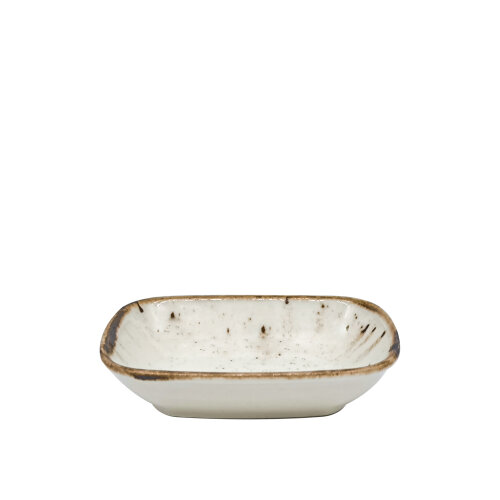 Zest Porcelain Klasik Kare Kayık 12 Cm-Paris Krem - ZEST PORCELAIN