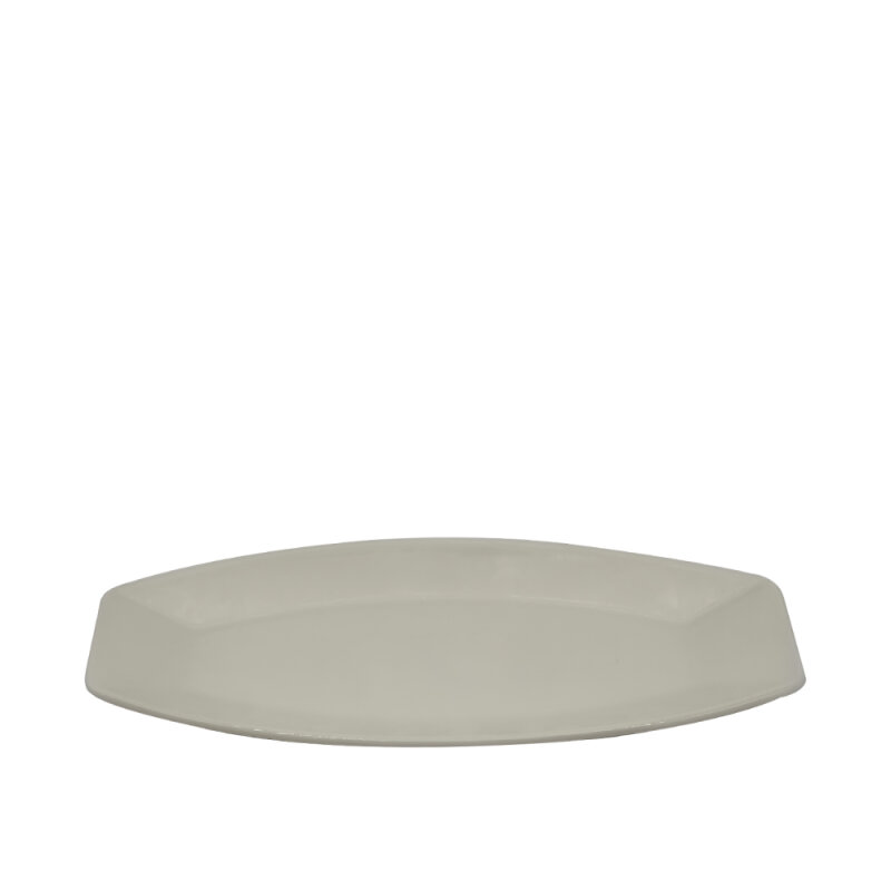 Zest Porcelain Kaya Kayık 35X14,5cm -Krem KY35KY00 - 1
