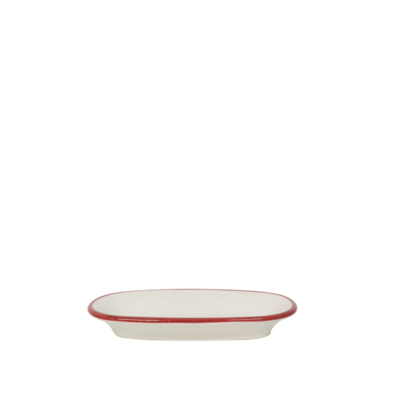 Tulu Porselen Klasik Kayık 12 cm-File 36Kırmızı - 1
