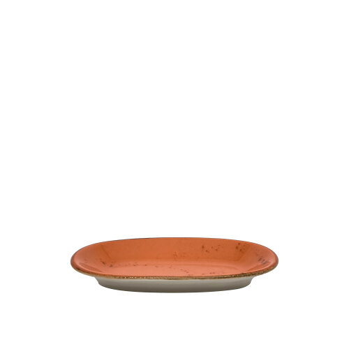Zest Porcelain Klasik Kayık 15 Cmx9 Cm -Paris Turuncu - ZEST PORCELAIN