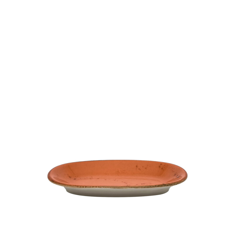 Zest Porcelain Klasik Kayık 15 Cmx9 Cm -Paris Turuncu - 1