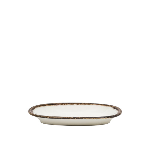 Zest Porcelain Klasik Kayık 19Cm-Chocolate - ZEST PORCELAIN