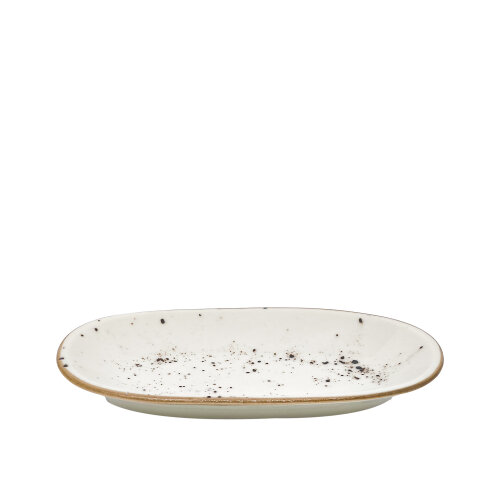 Zest Porcelain Klasik Kayık 19Cm X 11Cm -Paris Krem - ZEST PORCELAIN
