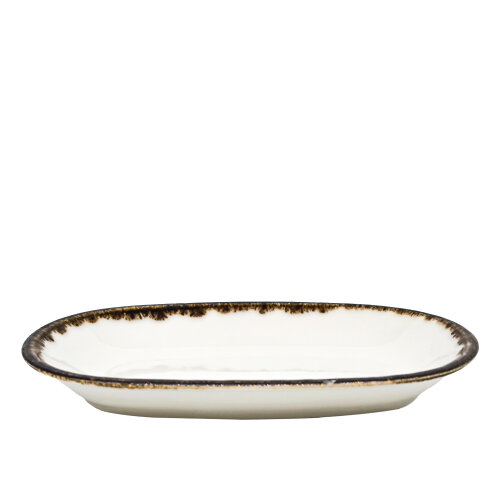Zest Porcelain Klasik Kayık 24Cm-Chocolate - ZEST PORCELAIN