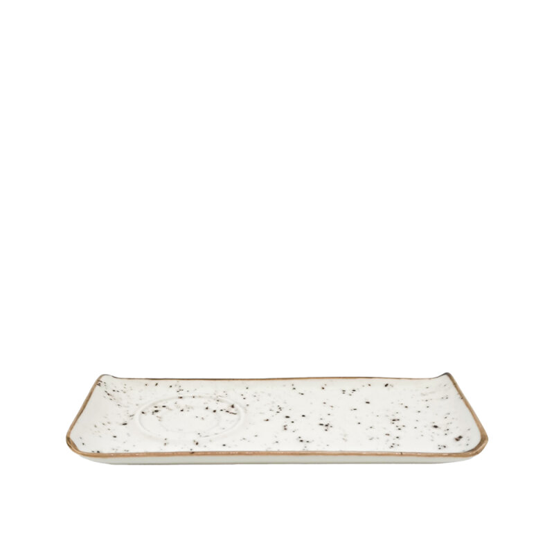 Zest Porcelain Latte Tepsi 27 Cm -Paris Krem - 1