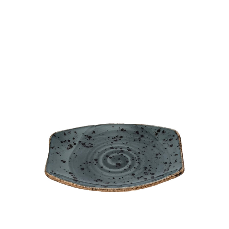 Zest Porcelain Mrt 16 Cm Kayık Tabak-Paris K.Mavi - 1