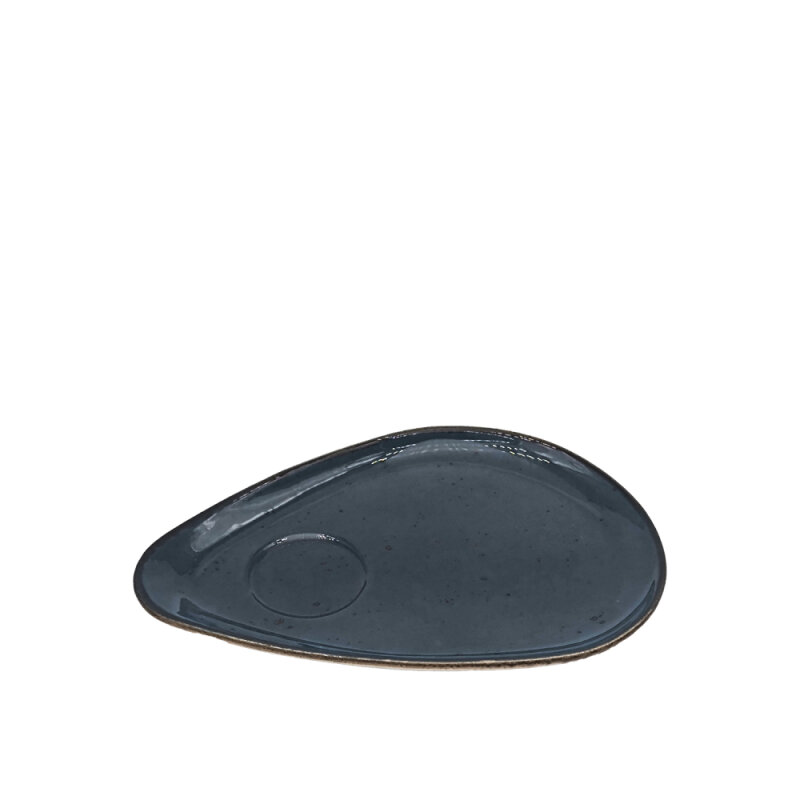 Zest Porcelain Oval İkramlık 25Cm-Paris K.Mavi - 1