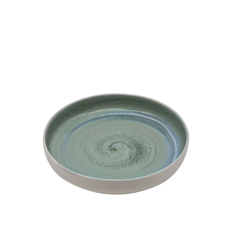Zest Porcelain Step Çukur Tabak 24 Cm-Crystal - 1