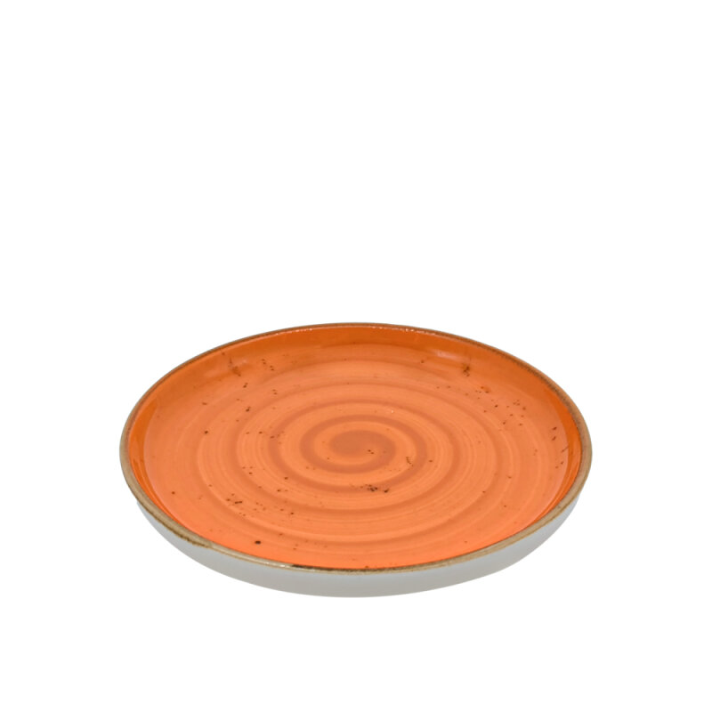 Zest Porcelain Step Tabak 21 Cm-Paris Turuncu - 1