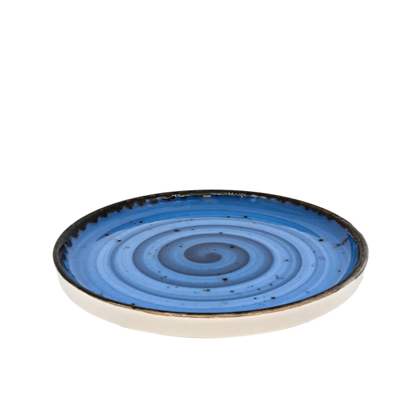 Zest Porcelain Step Tabak 21 Cm-Paris Mavi - 1