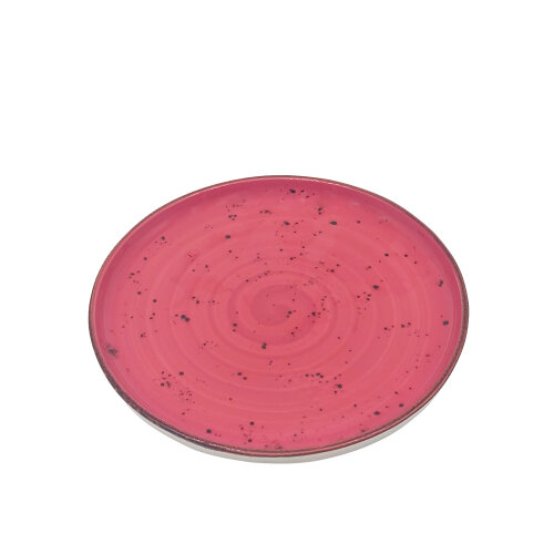 Tulu Porselen Step Tabak 27cm Reactıve 36 Kırmızı STP27TBR36 - TULU PORSELEN