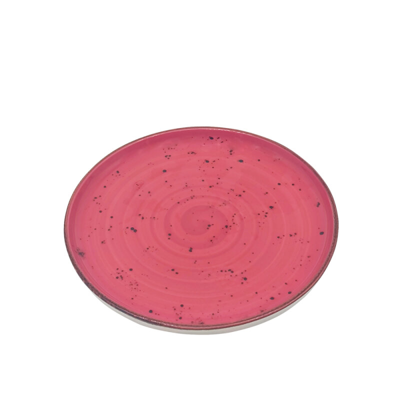 Tulu Porselen Step Tabak 27cm Reactıve 36 Kırmızı STP27TBR36 - 1