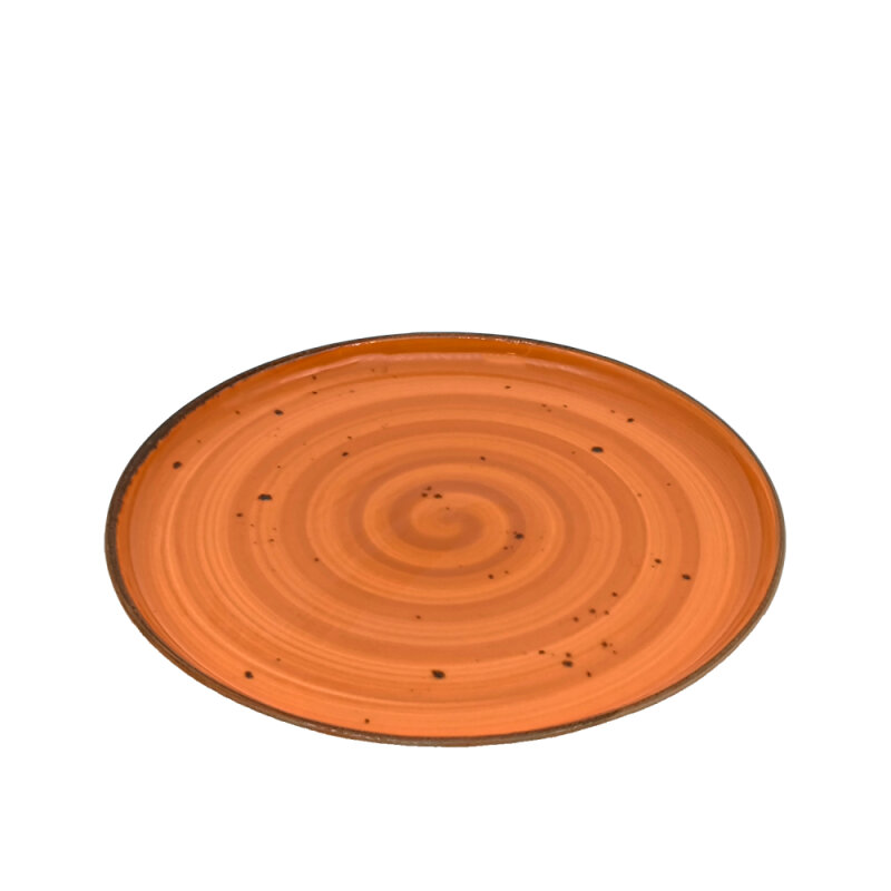 Zest Porcelain Step Tabak 30 Cm-Paris Turuncu - 1