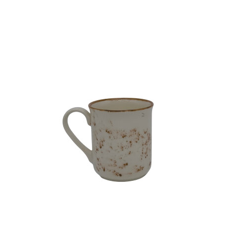 Zest Porcelain Stil Mug 240Cc-Paris Krem - ZEST PORCELAIN