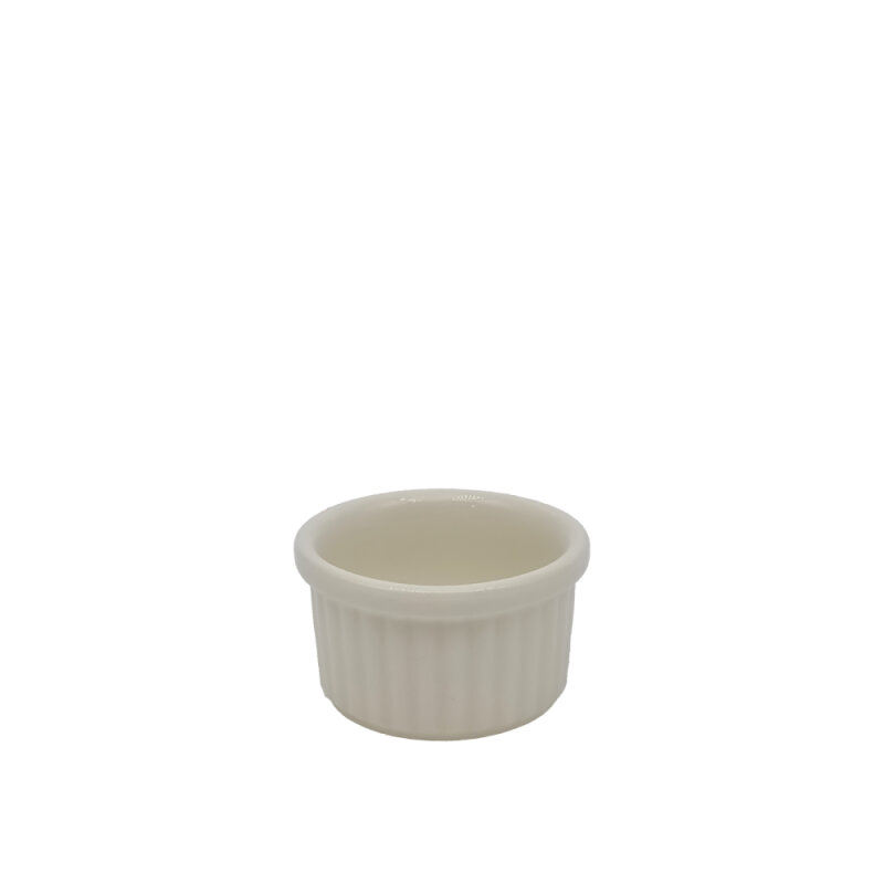 Tulu Porselen Suffle Kase 06 cm Krem KL06SF00 - 1