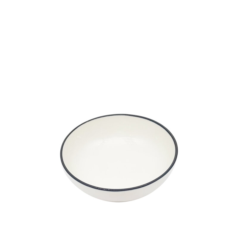 Zest Porcelain Tk Salata Kase 19 Cm-Riva Siyah - 1