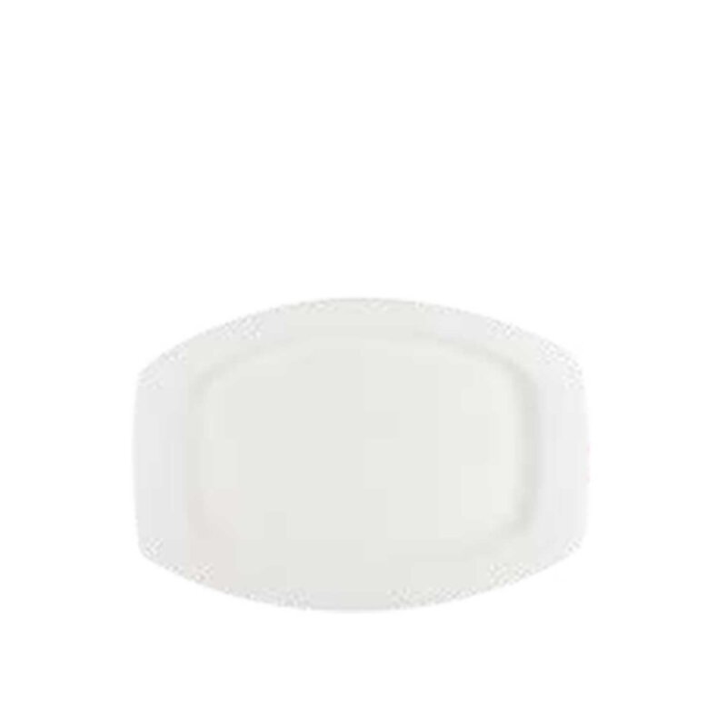 Ultraform Hotel Porselen 24,5 cm Kayık Tabak - 1