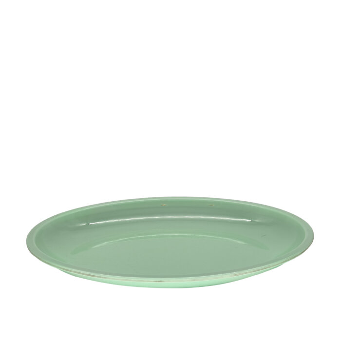 Ultraform Açık Yeşil Oval Kayık 34.5X48 Cm - 1