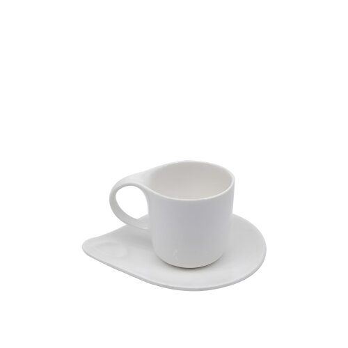 Ultraform Hotel Porselen Çay /Kahve Fincan Tabaklı 2'li - ULTRAFORM PORSELEN