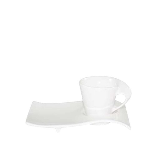 Ultraform Hotel Porselen Dalga Expresso Fincan 60 cc - ULTRAFORM PORSELEN