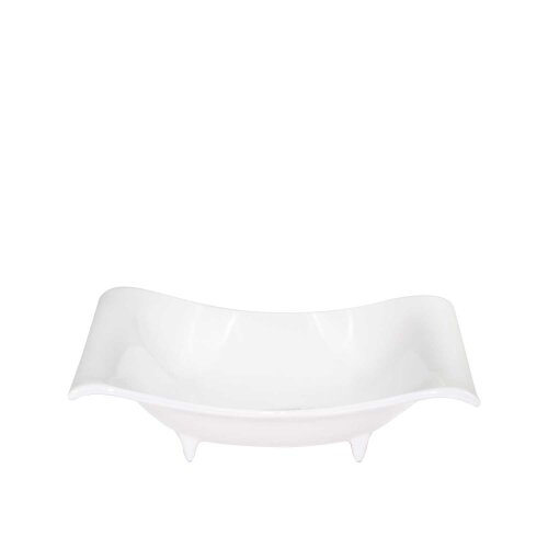 Ultraform Hotel Porselen Dalga Köşeli Kase 17*27 cm - ULTRAFORM PORSELEN