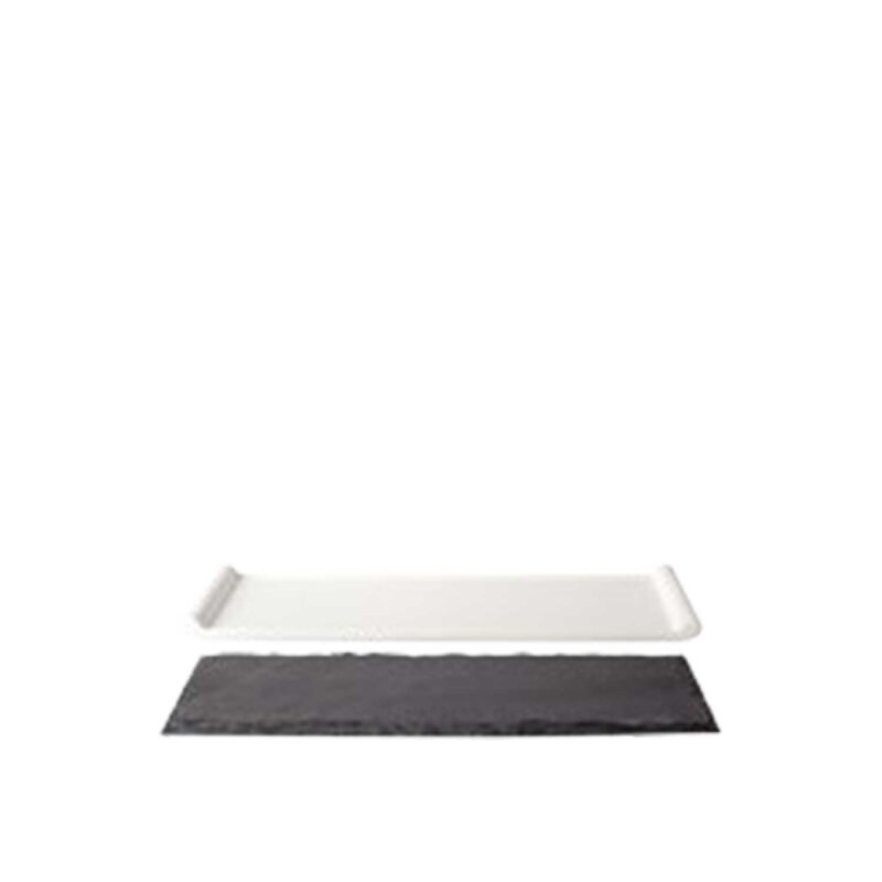 Ultraform Hotel Porselen D.Gen Kulplu Sunum Tabak 52X16 cm - 1