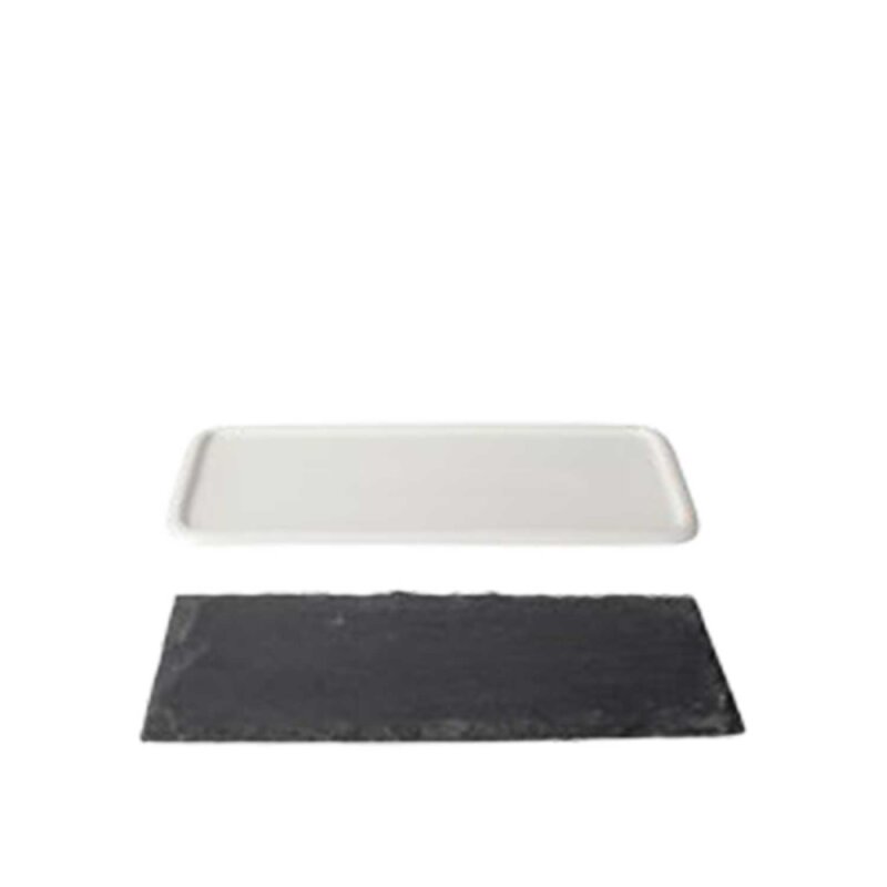 Ultraform Hotel Porselen D.Gen Tepsi 42X21 cm - 1