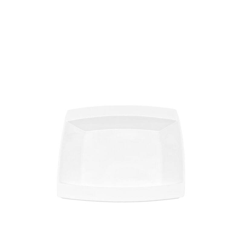 Ultraform Hotel Porselen Diamond Kare Çukur Tabak 20 cm - 1