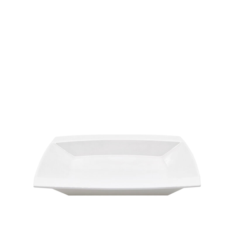 Ultraform Hotel Porselen Diamond Kare Çukur Tabak 20 cm - 2