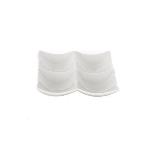 Ultraform Dört Bölmeli Kare Servis 16,5 Cm - ULTRAFORM