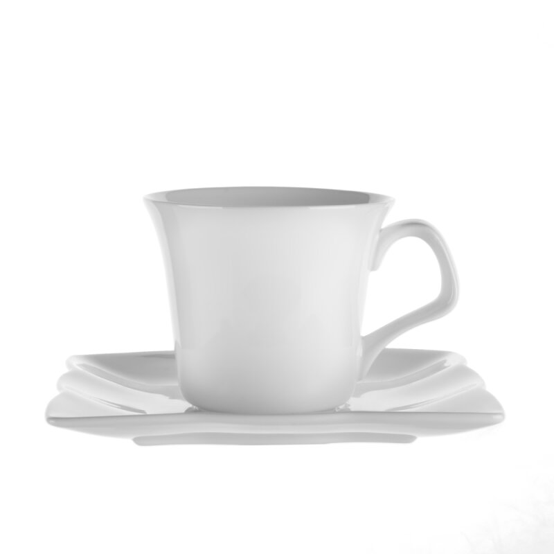 Ultraform Hotel Porselen Elite Kahve/Çay FincanTabaklı Byk - 1