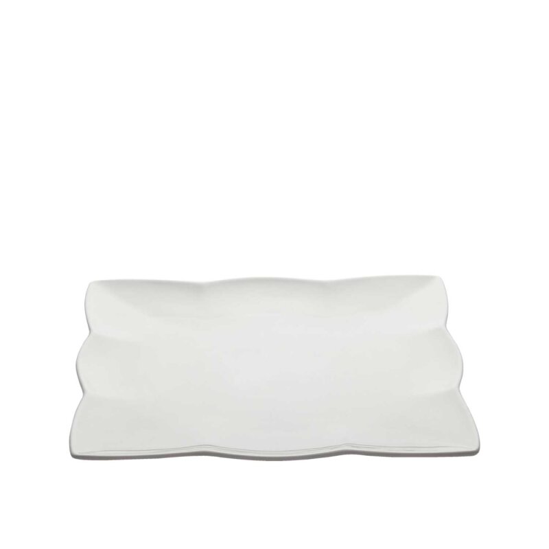 Ultraform Hotel Porselen Elite Kare Tabak 24 cm - 1