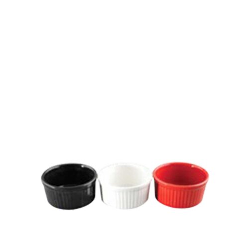 Ultraform Hotel Porselen Siyah Sufle Kabı 9 cm - ULTRAFORM PORSELEN