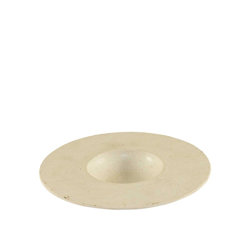 Ultraform Hotel Porselen Sand Makarna Tabak 25 cm - 1