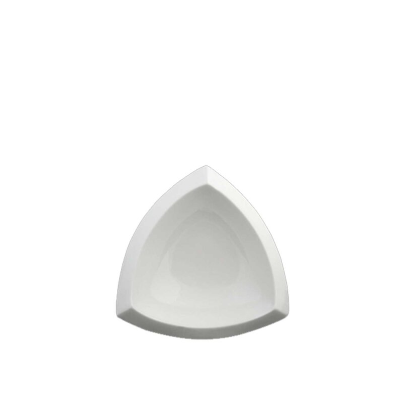Ultraform Hotel Porselen Sude 23 cm Üçgen Çukur Tabak - 1