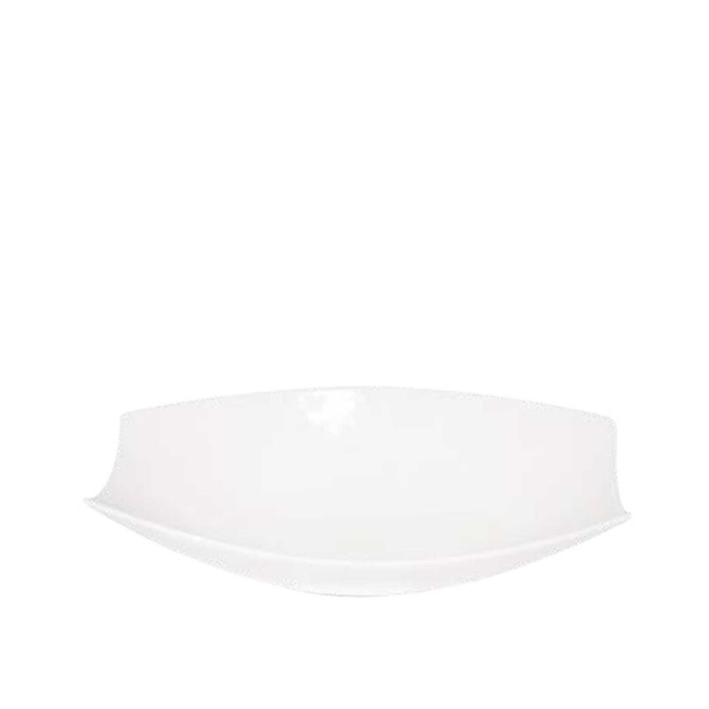Ultraform Hotel Porselen 36,8 cm Oval Büfe Kase - 1