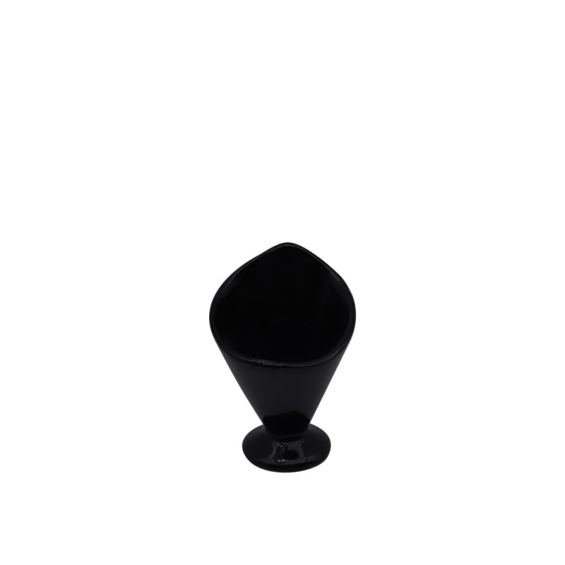 Ultraform Hotel Porselen Minimal Kornet 6,5X9 cm Siyah - 1