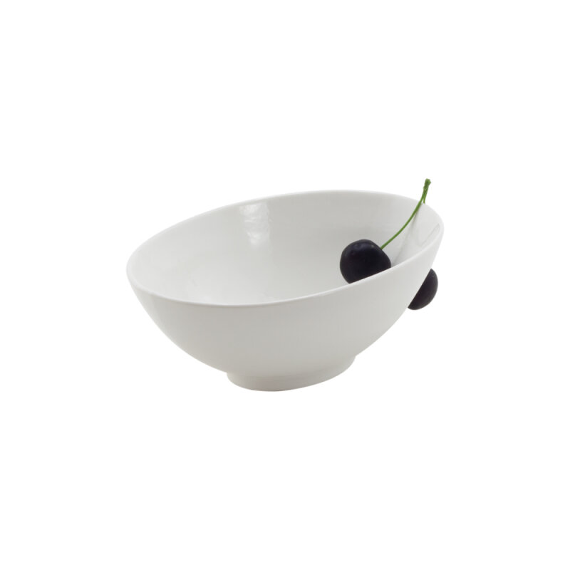 Ultraform Hotel Porselen Oval Kase 17X12,5 cm - 1