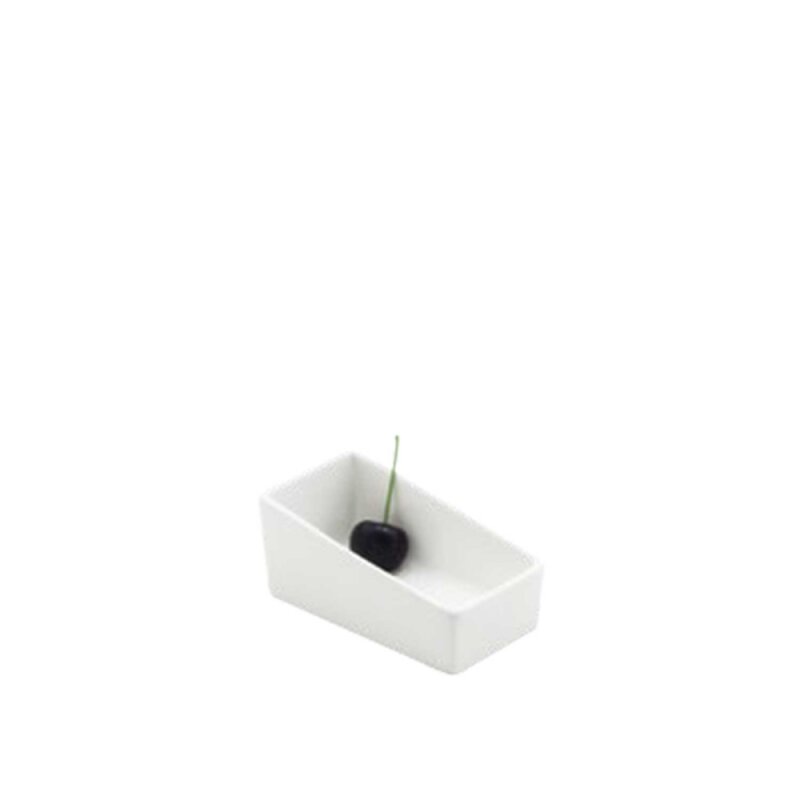 Ultraform Hotel Porselen Poşet Şekerlik 11,3X6 cm - 1
