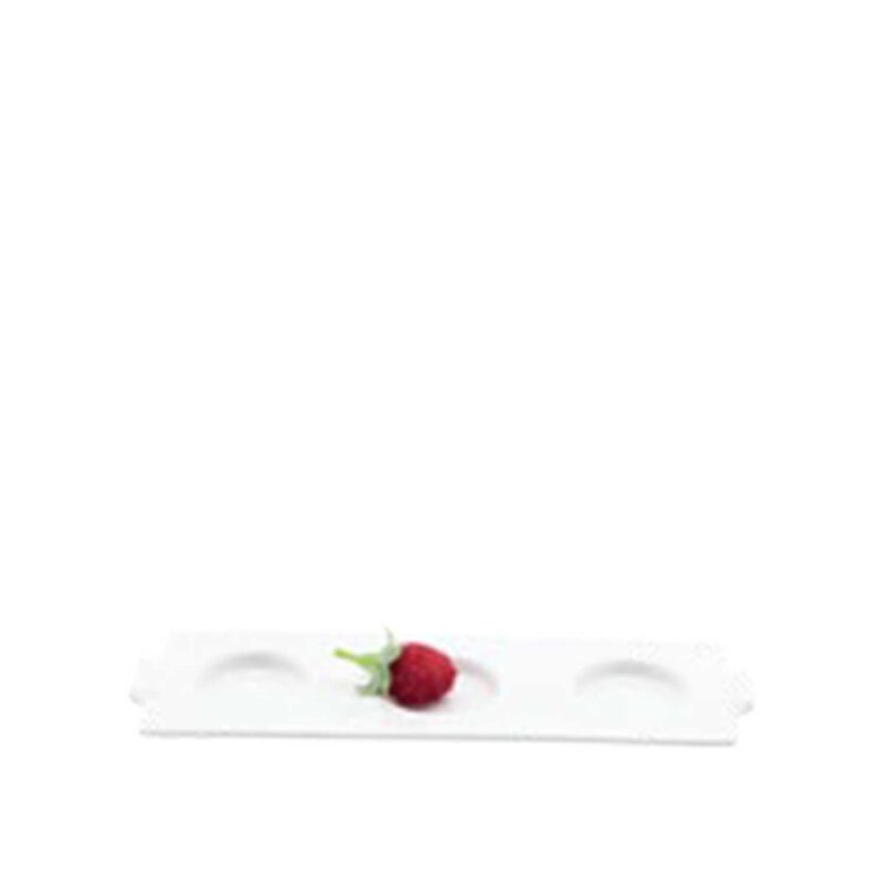 Ultraform Hotel Porselen Soslu Tabak 3 Lü 27X9 cm - 1