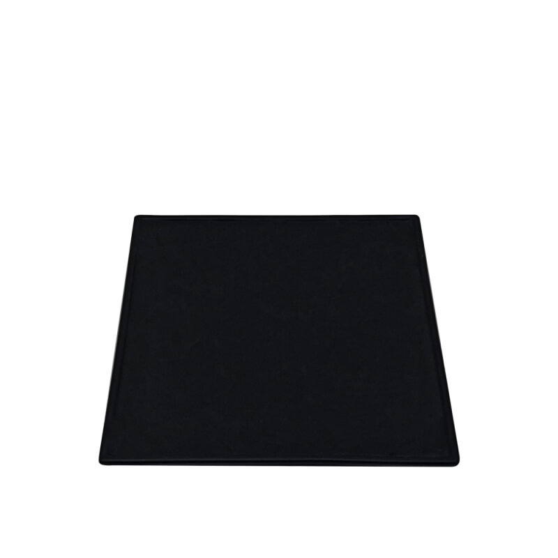 Ultraform Hotel Porselen Kare Mat Tabak 30 cm Siyah - 1