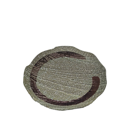 Ultraform Melamin Granıte Floral Tabak 30Cm - ULTRAFORM MELAMİN
