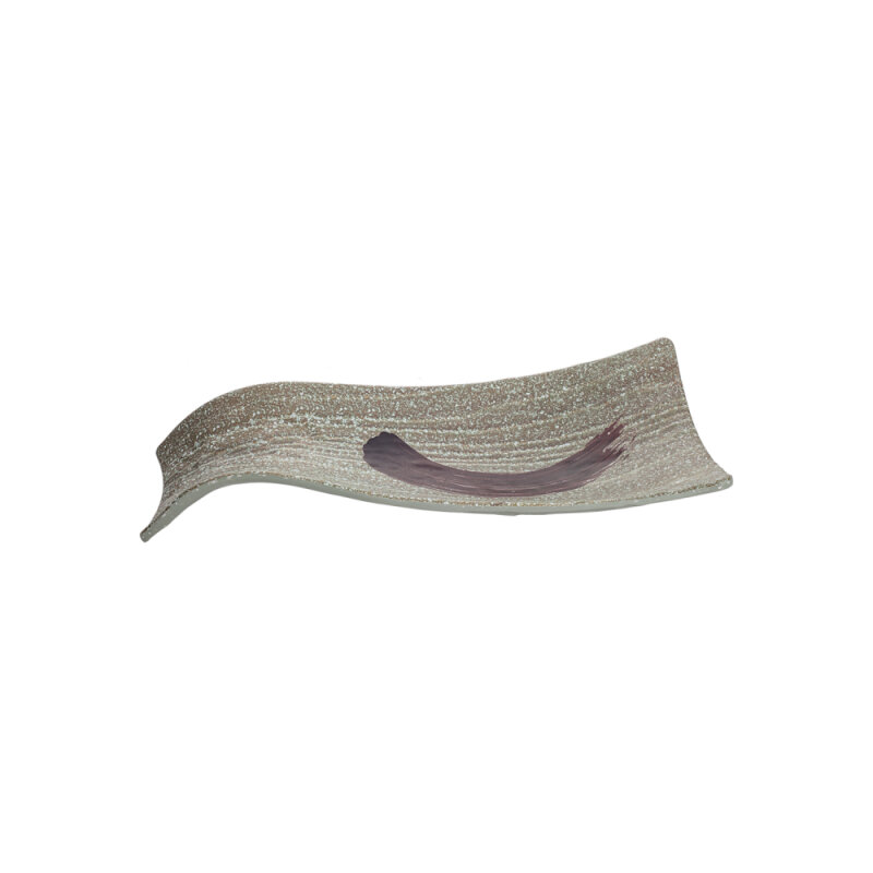 Ultraform Melamin Granıte Kulplu Tabak 16X34Cm - 1