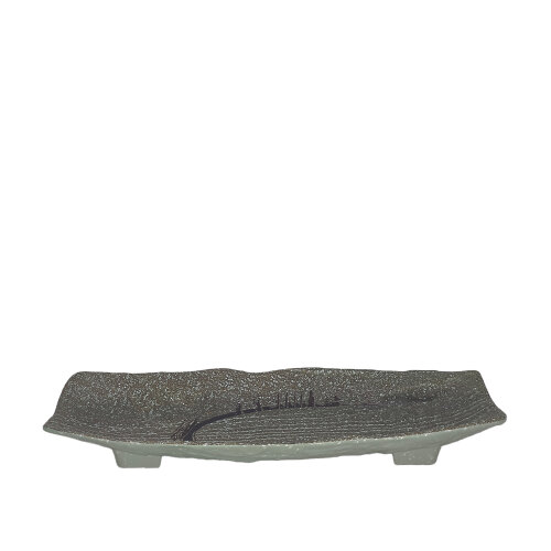 Ultraform Melamin Granıte Oblong Tabak 14X37Cm - ULTRAFORM MELAMİN