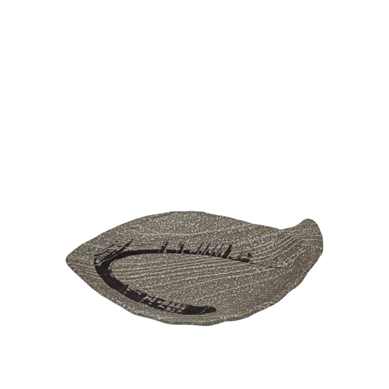 Ultraform Melamin Granıte Oval Tabak 20X30Cm - 1