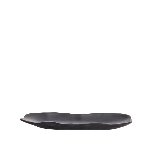 Ultraform Melamin Oval Tabakk Siyah 8.5X27Cm - ULTRAFORM MELAMİN