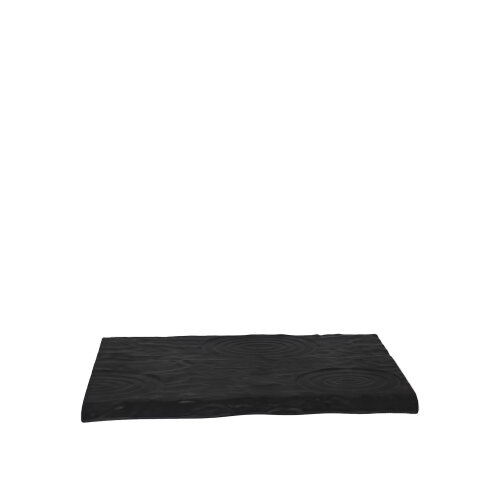Ultraform Melamin Siyah Dgen Tabak 17X30Cm - ULTRAFORM MELAMİN